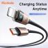 Mcdodo CA-6941 36W USB-C to Lightning Super-Fast Charge & Data Cable with Charge Light (1.2M) - Gold
